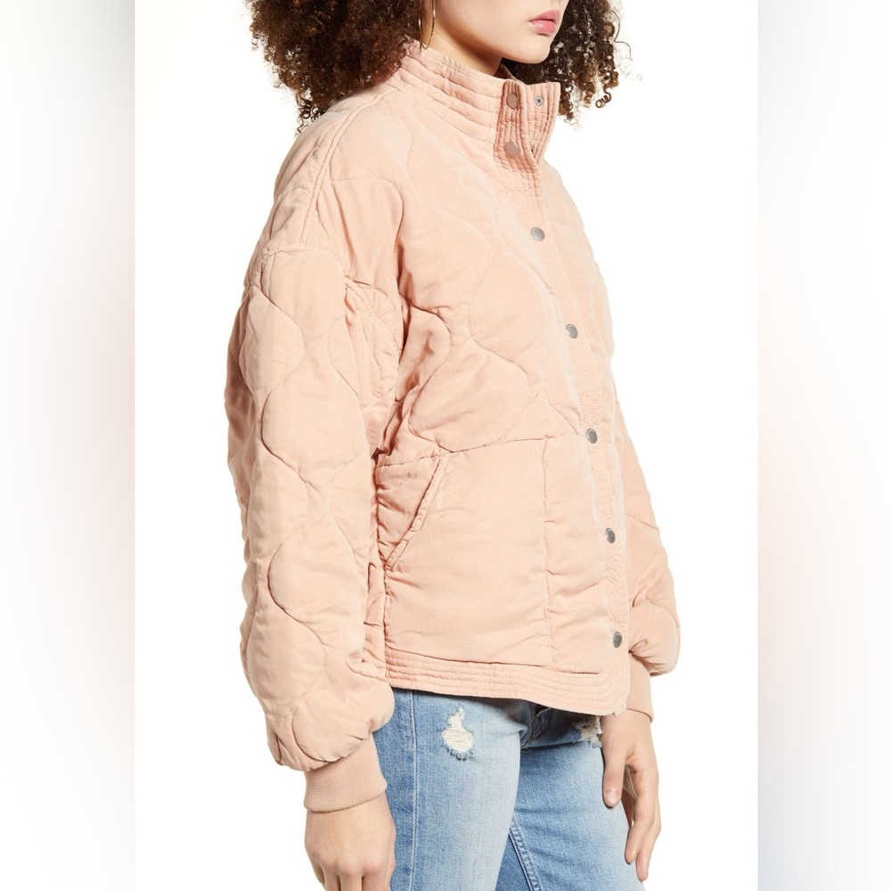 Blank NYC *Blush Pink Quilted Jacket - Picture 5 of 13